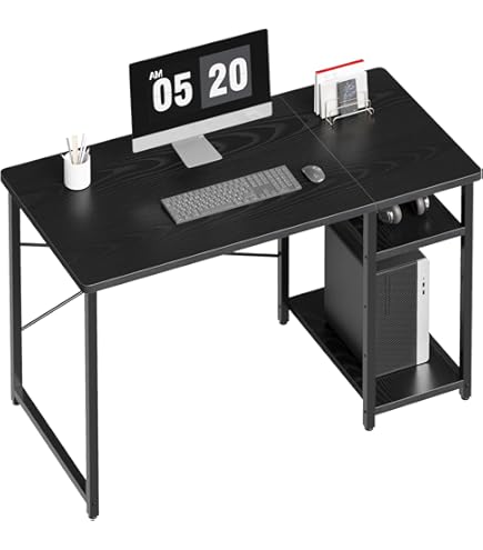 Amazon | パソコンラックワークデスク作業台作業机プリンター台約奥行